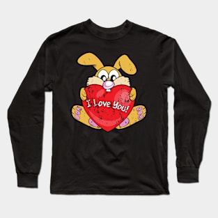 Retro Vintage Grunge Valentine's Day Long Sleeve T-Shirt